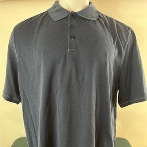 Pronto Uomo Blue Men's Dark Navy Casual Short Sleeve Polo Shirt - Size XL (11)